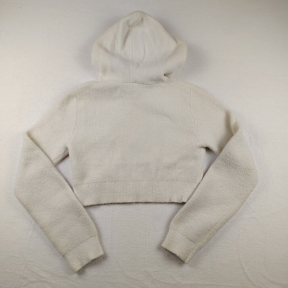 Zara Cropped Hooded Sweater Womens Small - Picture 2 of 8